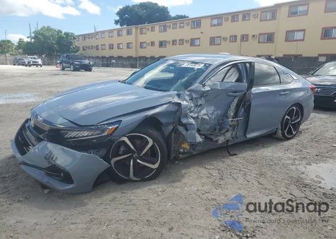 2021 Honda Accord Sport from USA, damaged, VIN 1HGCV1F34MA098201